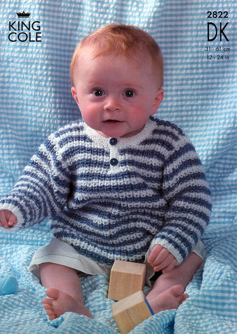 Sweaters and Cardigans in King Cole DK (2822)