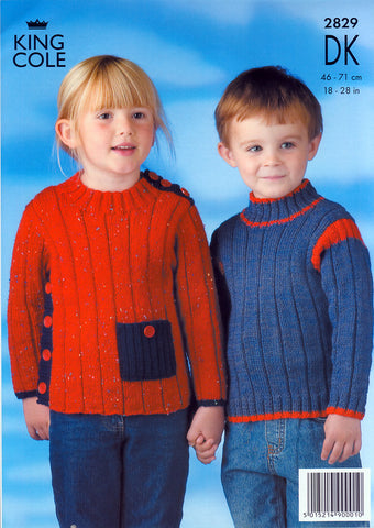 Jacket and Sweaters in King Cole DK (2829)