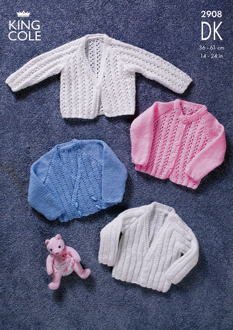 Cardigans in King Cole DK (2908)