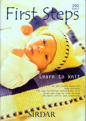 First Steps Learn to Knit by Sirdar (292C)