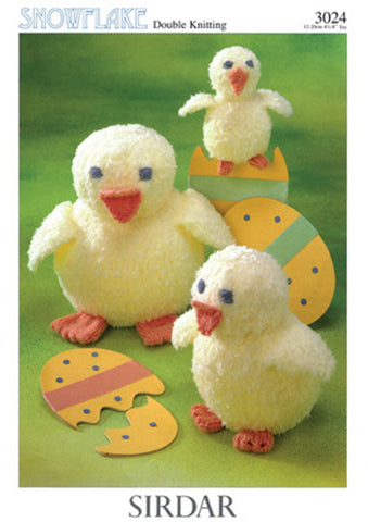 Chicks in Sirdar Snuggly DK (3024) with free pattern