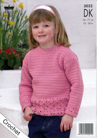 Sweater & Cardigan in King Cole Smooth DK (3032)