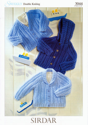 Jackets in Sirdar Snuggly DK (3044)