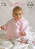 Blanket, Jacket, Cape and Rabbit in King Cole Comfort Chunky (3046)
