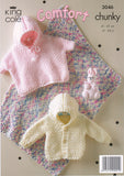 Blanket, Jacket, Cape and Rabbit in King Cole Comfort Chunky (3046)