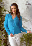 Cardigans & Sweater in King Cole Bamboo Cotton DK (3067)