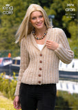 Cardigan and Bolero Knitted in King Cole Fashion Aran (3076)