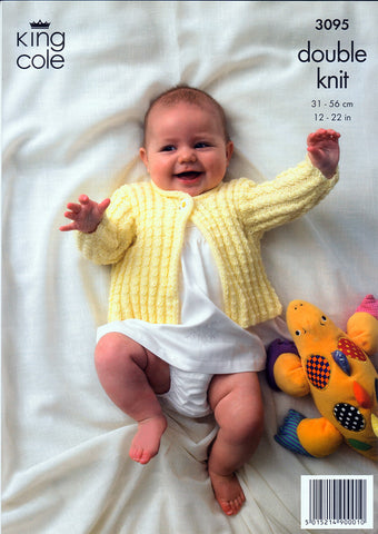 Coat, Cardigan & Jacket in King Cole Baby DK (3095)