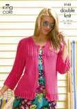 Cardigan and Top in King Cole Bamboo Cotton DK (3165)