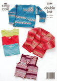 Cardigans in King Cole Splash DK (3244)