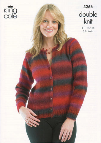 Cardigans in King Cole Riot DK (3266)