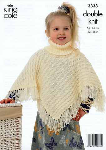 Ponchos in King Cole DK (3338)