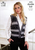 Cardigan and Waistcoat in King Cole Galaxy DK (3378)