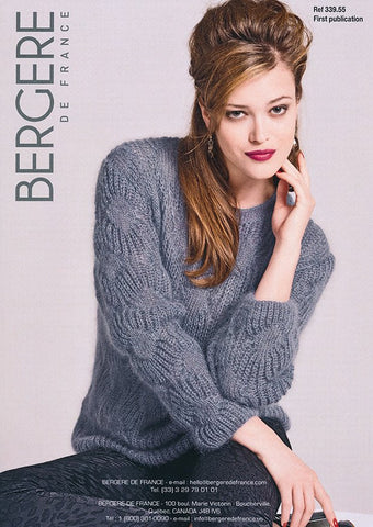 Round Neck Sweater in Bergere de France Pur Doucer (339.55)