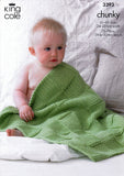 Babies Blankets in King Cole Comfort Chunky (3393)