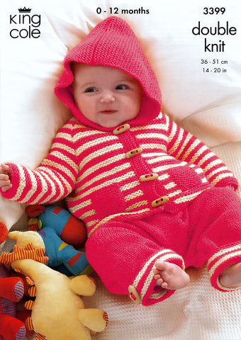 Baby Set in King Cole DK (3399)
