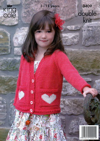 Sweater & Cardigan in King Cole DK (3409)