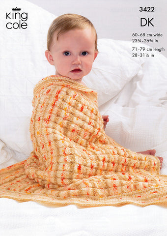 Blankets in King Cole Splash DK (3422)