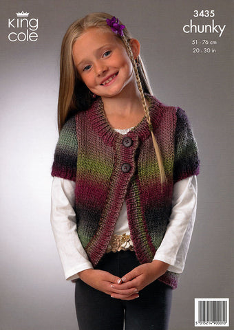 Jackets in King Cole Riot Chunky (3435)