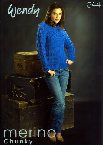 Nine Designs in Merino Chunky by Wendy (344)