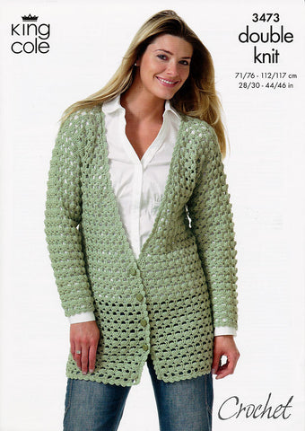 Crocheted Jackets in King Cole DK (3473)