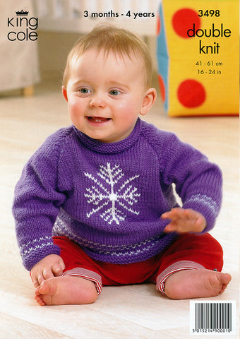 Sweater and Dress in King Cole DK (3498)