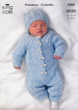 All-In-One in King Cole Aran (3504)