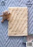 Baby Blankets in King Cole DK (3506)