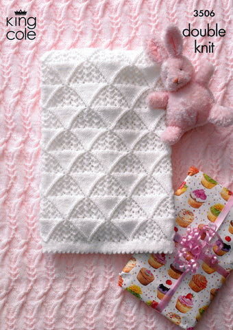 Baby Blankets in King Cole DK (3506)