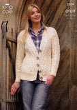Cardigan and Gilet in King Cole Aran (3509)