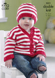 Cardigans and Hat in King Cole Cottonsoft DK (3511)