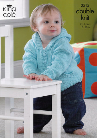 Jackets and Blanket in King Cole Cottonsoft DK (3515)