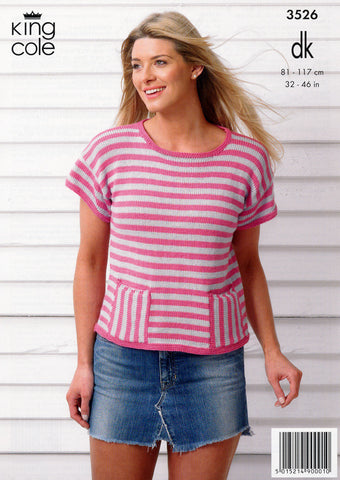 Tops in King Cole Smooth DK (3526)