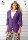 Cardigan and Top in King Cole Smooth DK (3527)
