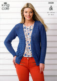 Cardigan and Top in King Cole Smooth DK (3528)