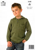Boy's Jacket and Sweater in King Cole DK (3548)