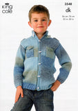 Boy's Jacket and Sweater in King Cole DK (3548)