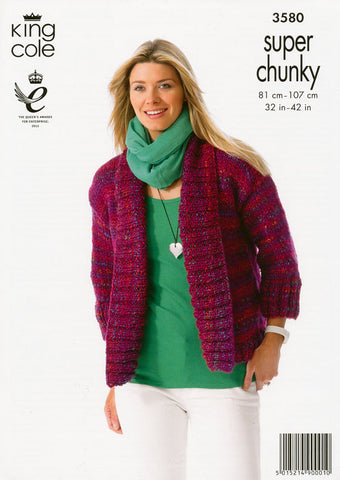 Jackets in King Cole Gypsy Super Chunky (3580)