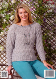 Cardigan and Sweater in King Cole Galaxy DK (3633)