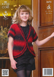 Cardigan and Waistcoat in King Cole Galaxy DK (3672)