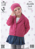 Cardigans and Hats in King Cole Pricewise DK (3711)