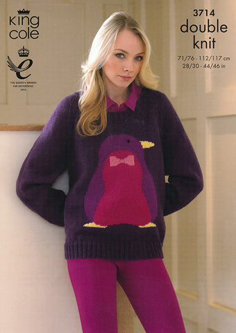 Sweaters in King Cole Merino Blend DK (3714)