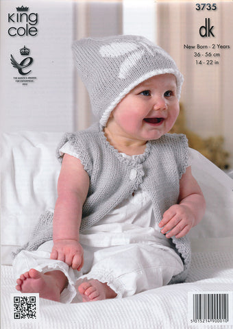 Baby Set in King Cole Comfort Baby DK (3735)