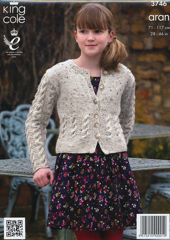 Tunic, Cardigan and Snood in King Cole Fashion Aran (3746)