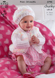 Cardigan, Bolero and Hat in King Cole Cuddles with DK ( 3790)