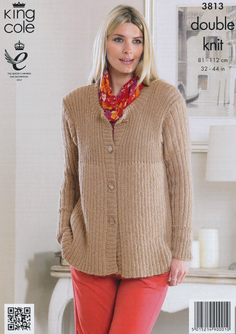 Cardigans In King Cole DK (3813)