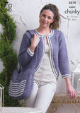 Cardigans and Bag in King Cole Super Chunky (3819)
