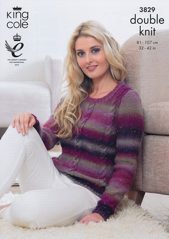 Sweaters In King Cole Country Tweed DK (3829)