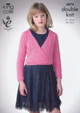 Ballet Top & V-Neck Sweater in King Cole Galaxy DK (3874)