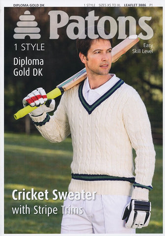 Cricket Sweater in Patons Diploma Gold DK (3886)
